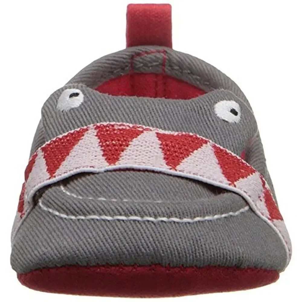 Rosie Pope 'I See You' Adorable Crib Shoe. Gray And Red. Size 3-6 Months. Gift